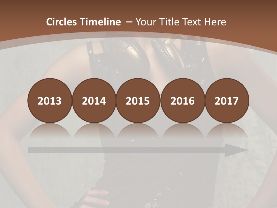 Aviator Headphones Posing PowerPoint Template