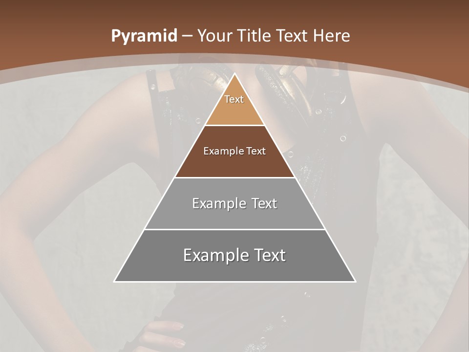 Aviator Headphones Posing PowerPoint Template