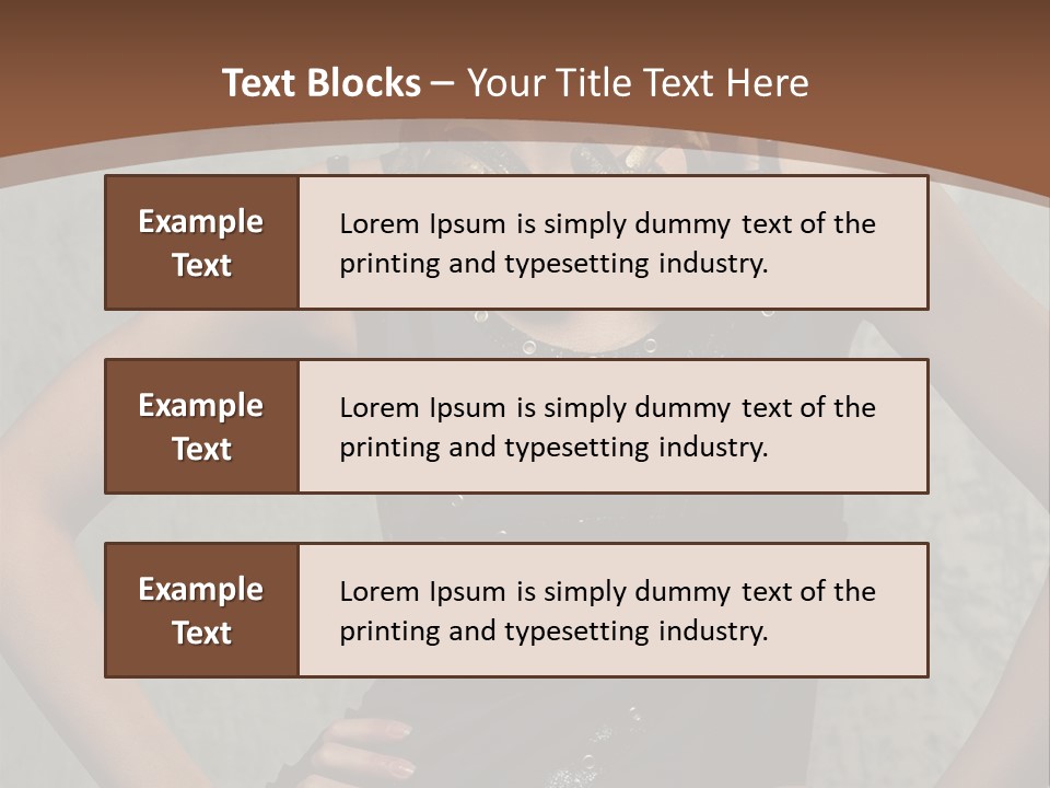 Aviator Headphones Posing PowerPoint Template