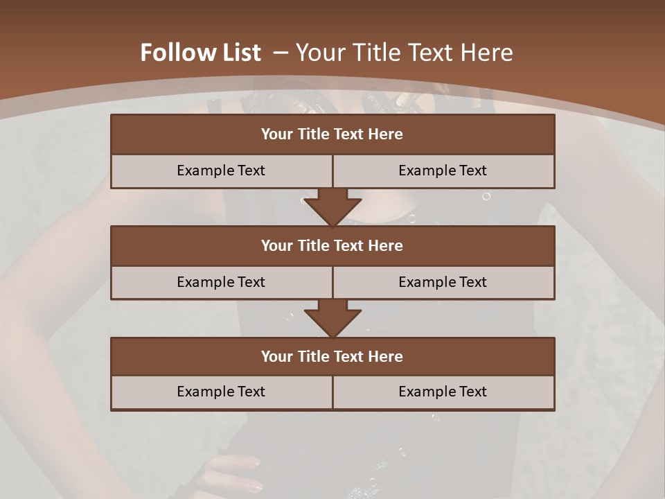 Aviator Headphones Posing PowerPoint Template