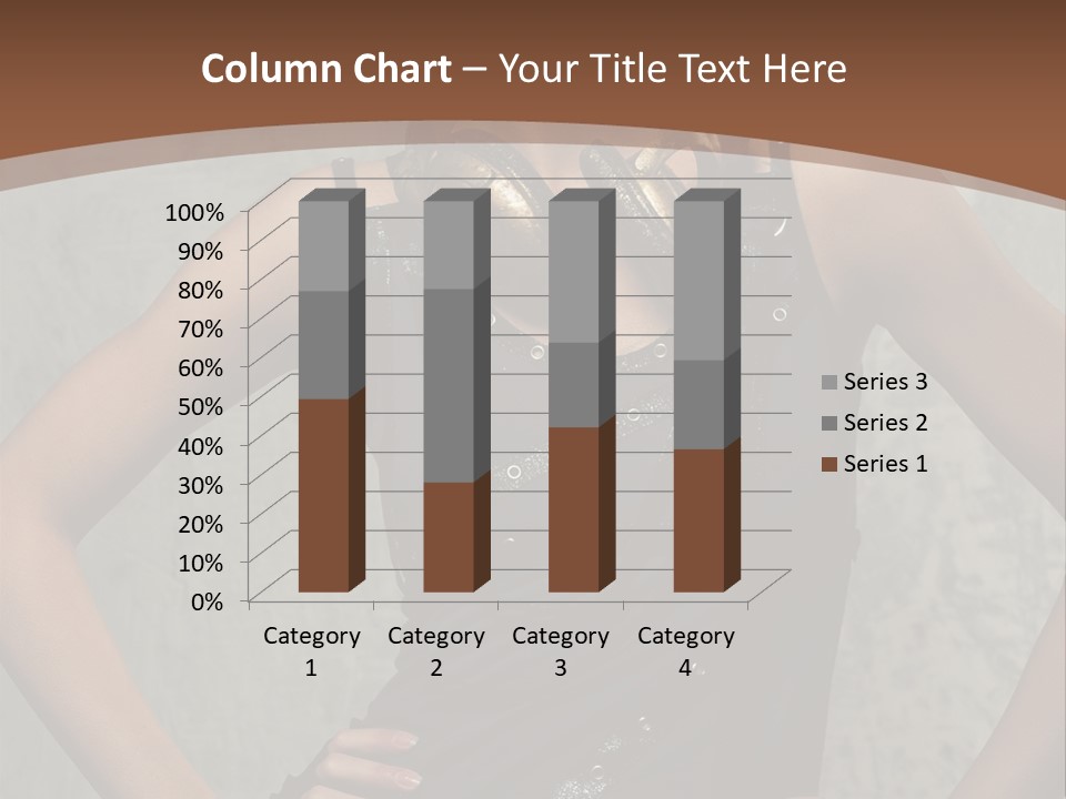 Aviator Headphones Posing PowerPoint Template