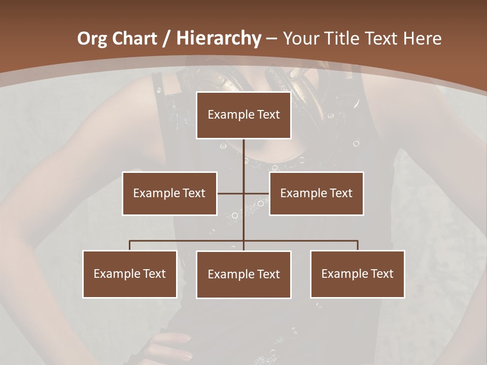 Aviator Headphones Posing PowerPoint Template