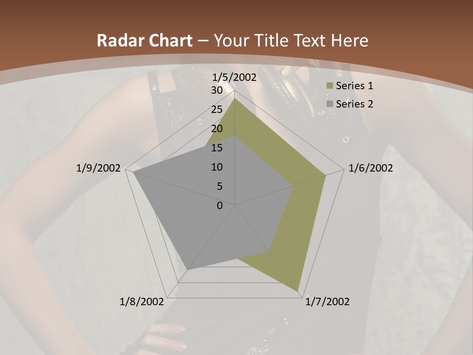 Aviator Headphones Posing PowerPoint Template