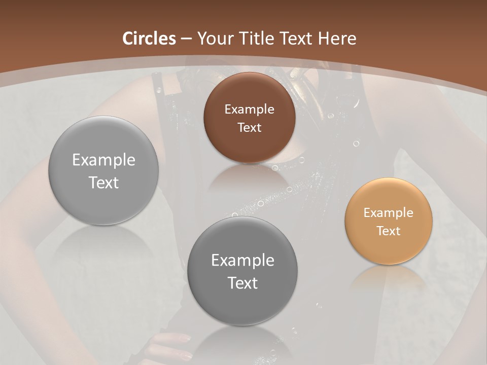 Aviator Headphones Posing PowerPoint Template