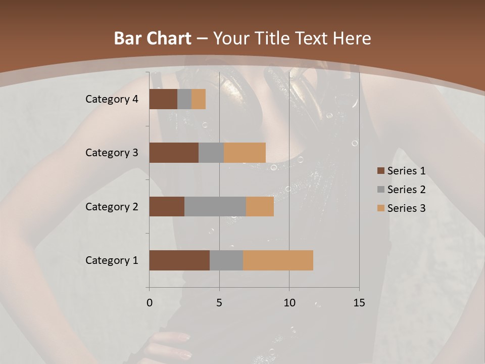 Aviator Headphones Posing PowerPoint Template