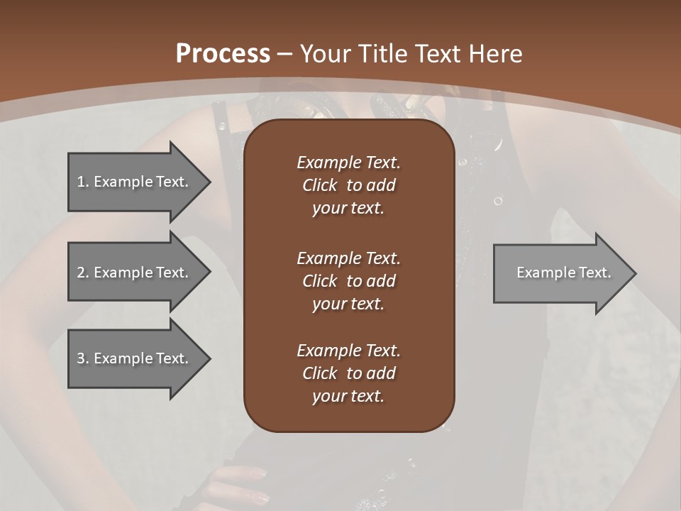 Aviator Headphones Posing PowerPoint Template