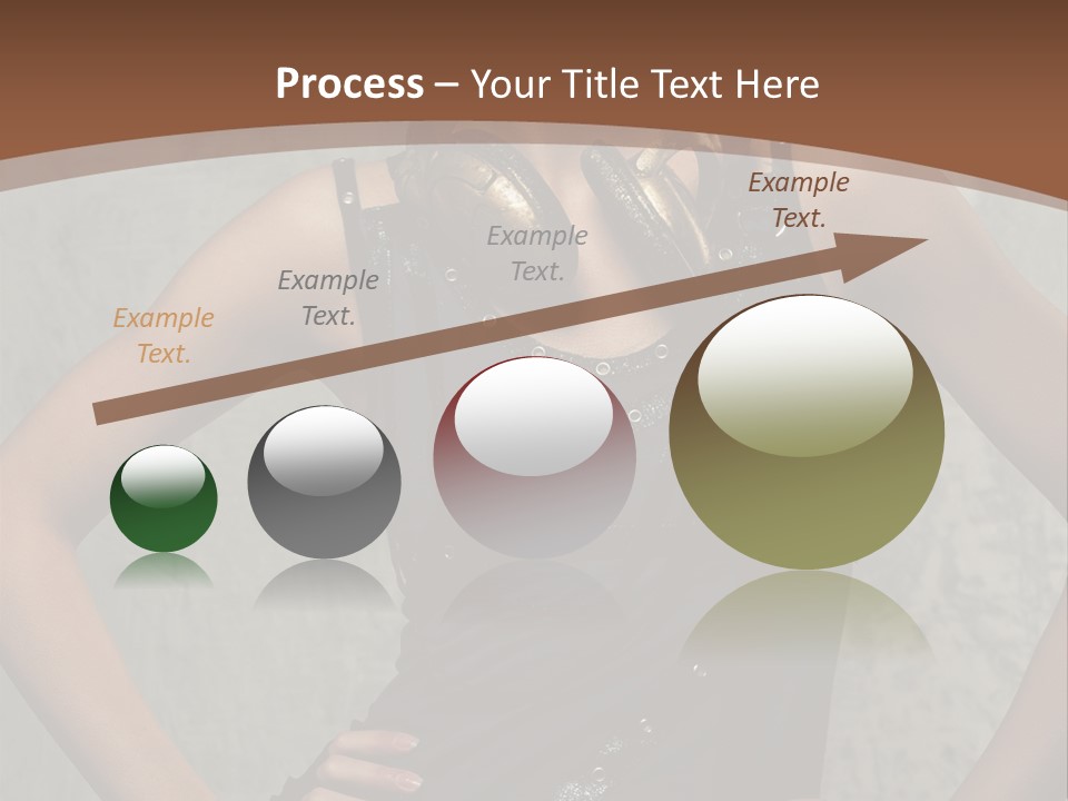 Aviator Headphones Posing PowerPoint Template