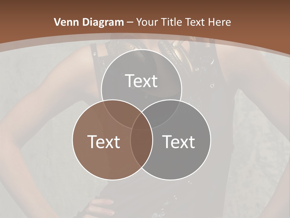 Aviator Headphones Posing PowerPoint Template