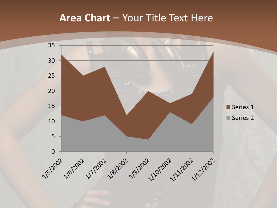 Aviator Headphones Posing PowerPoint Template