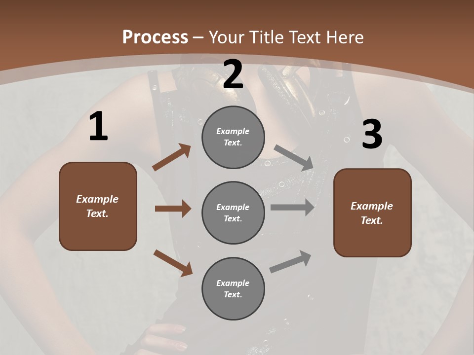 Aviator Headphones Posing PowerPoint Template