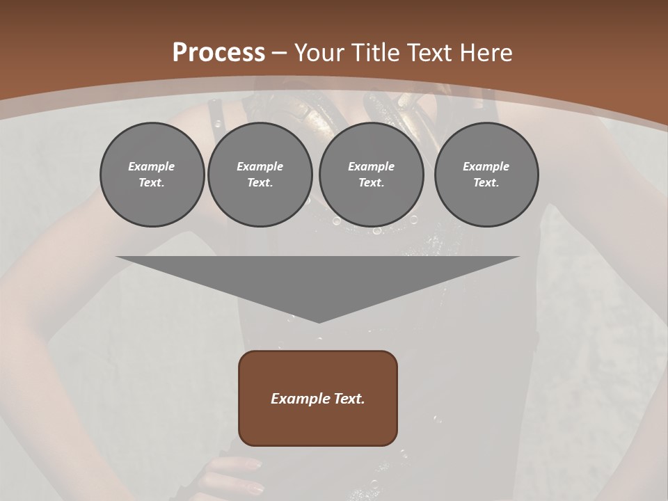 Aviator Headphones Posing PowerPoint Template