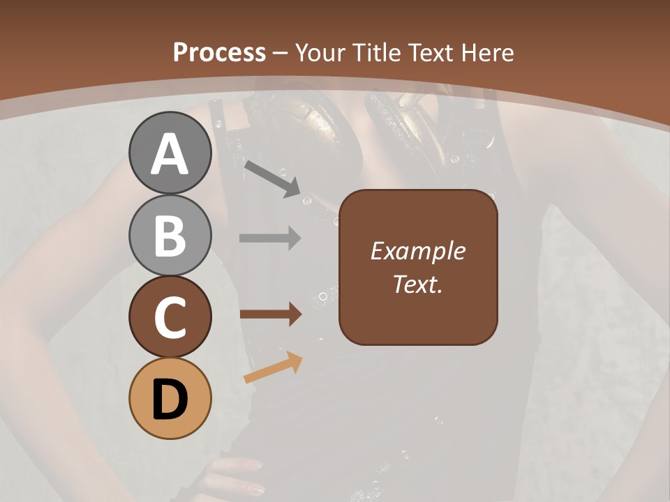 Aviator Headphones Posing PowerPoint Template