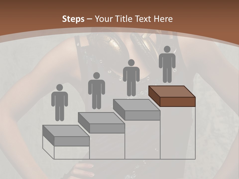 Aviator Headphones Posing PowerPoint Template