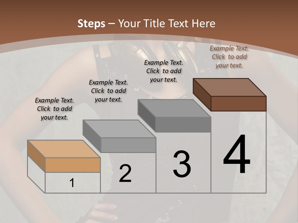 Aviator Headphones Posing PowerPoint Template