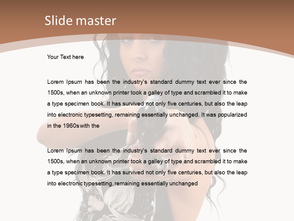 Corporation Writing Teamwork PowerPoint Template