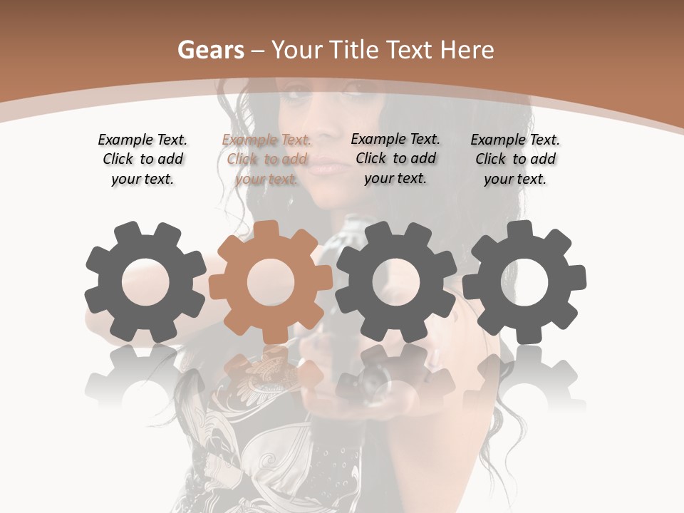 Corporation Writing Teamwork PowerPoint Template