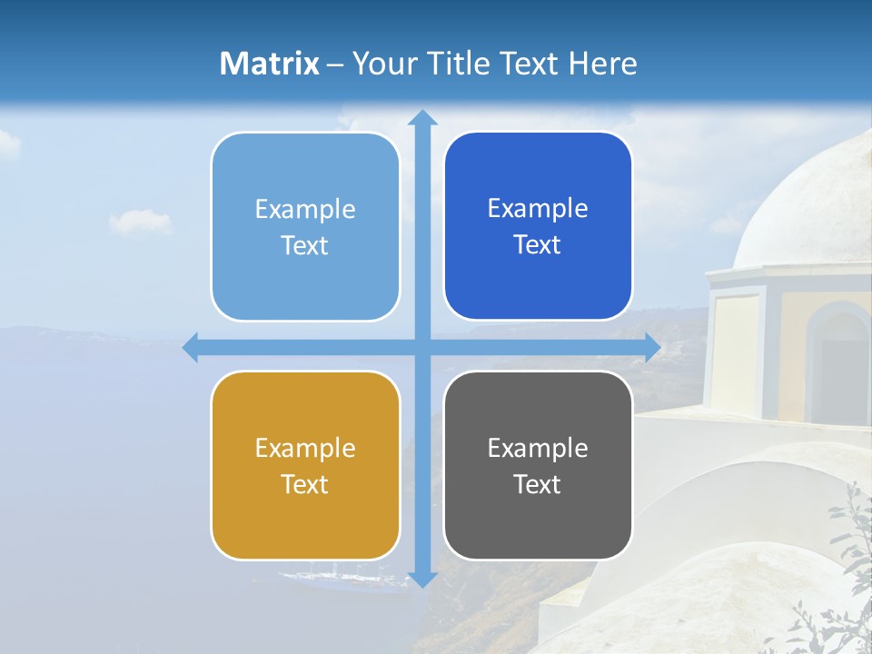 Hill Town Vacation PowerPoint Template