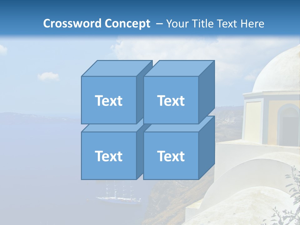 Hill Town Vacation PowerPoint Template