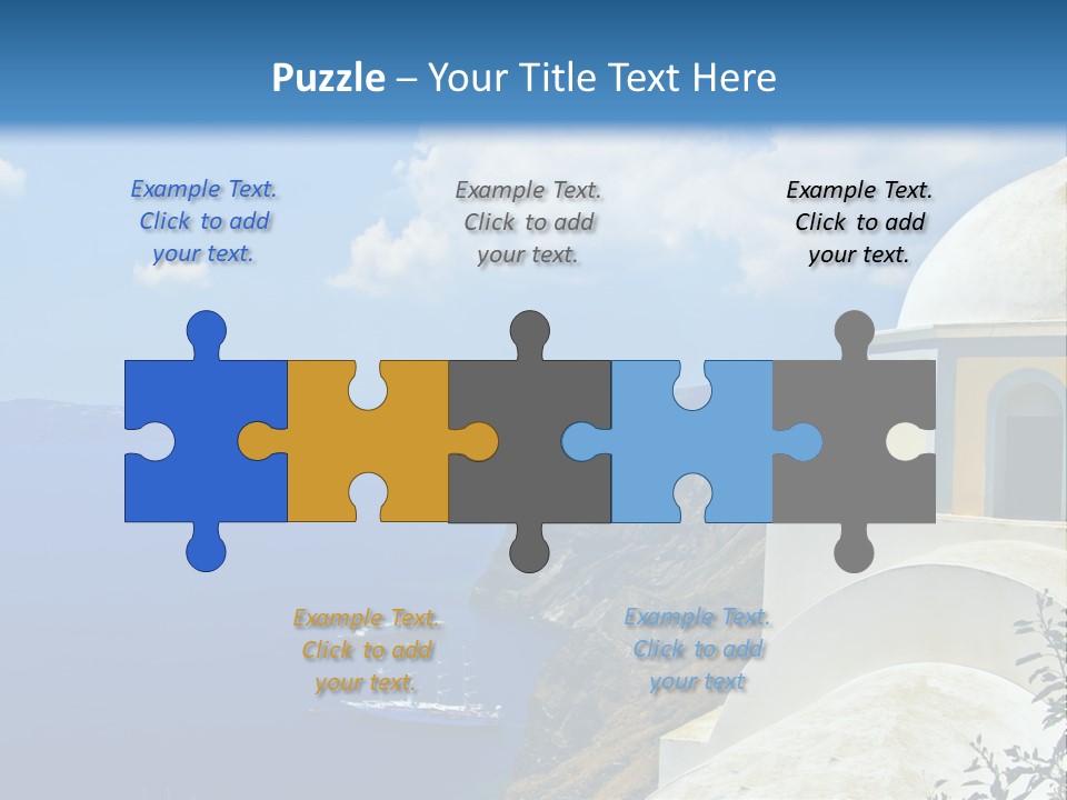 Hill Town Vacation PowerPoint Template