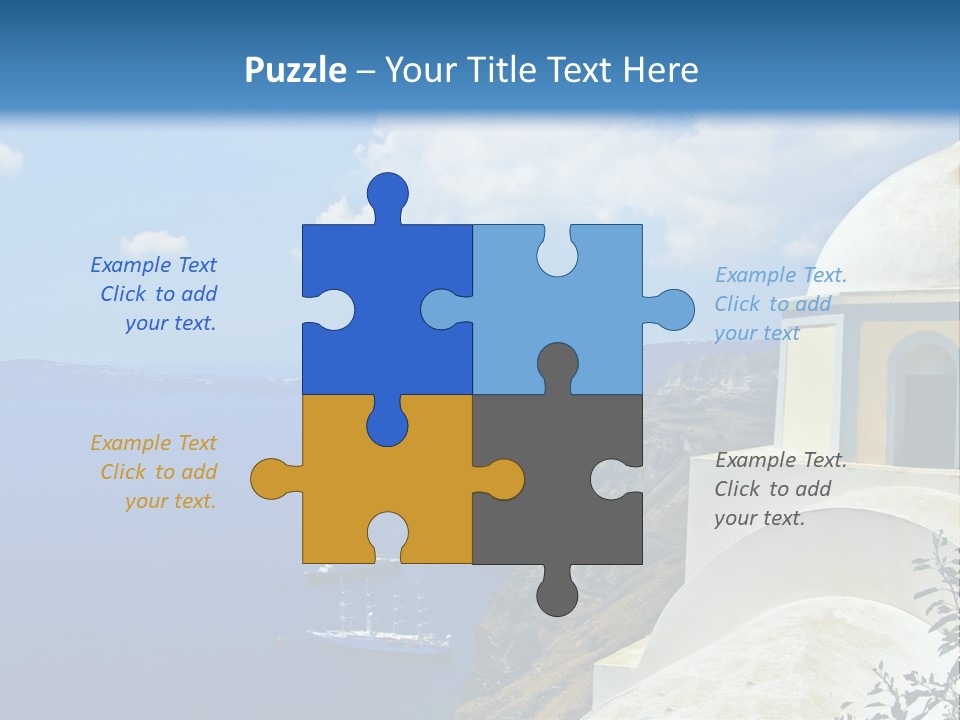 Hill Town Vacation PowerPoint Template