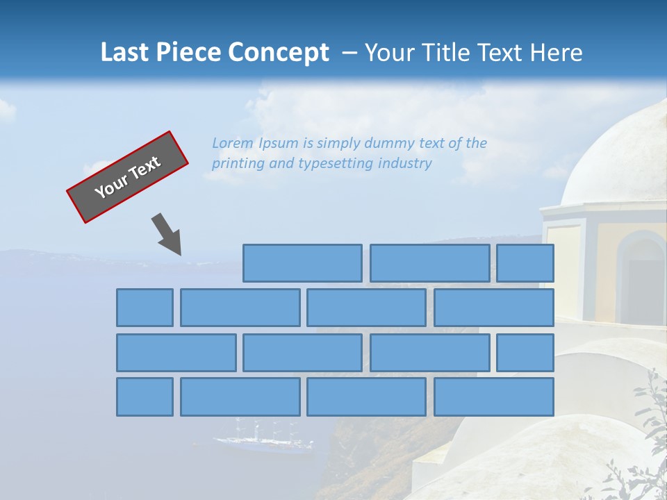 Hill Town Vacation PowerPoint Template