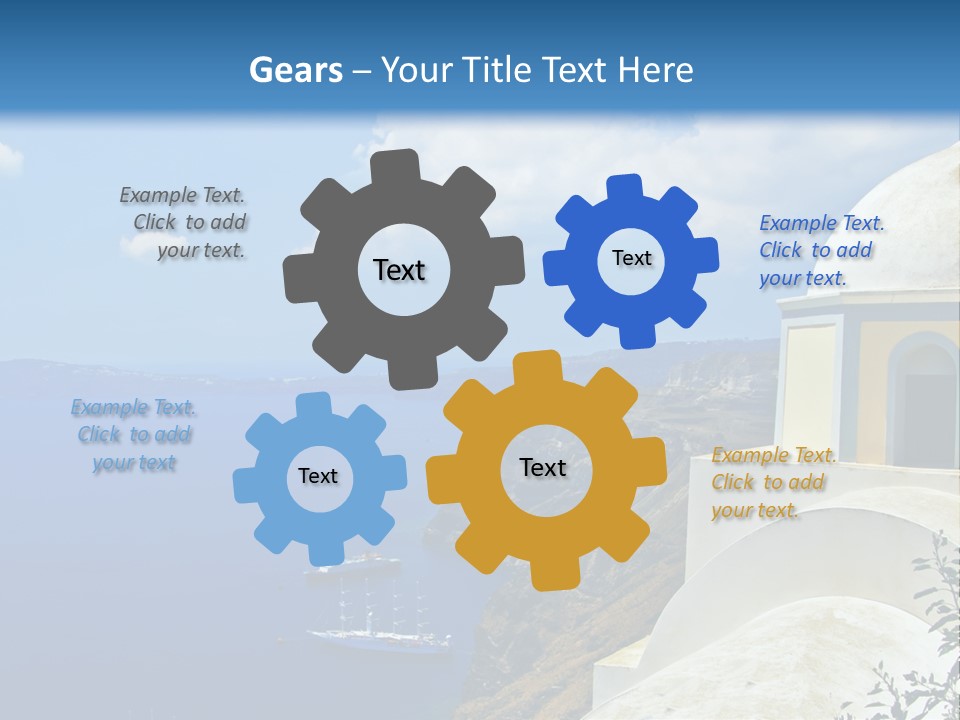 Hill Town Vacation PowerPoint Template