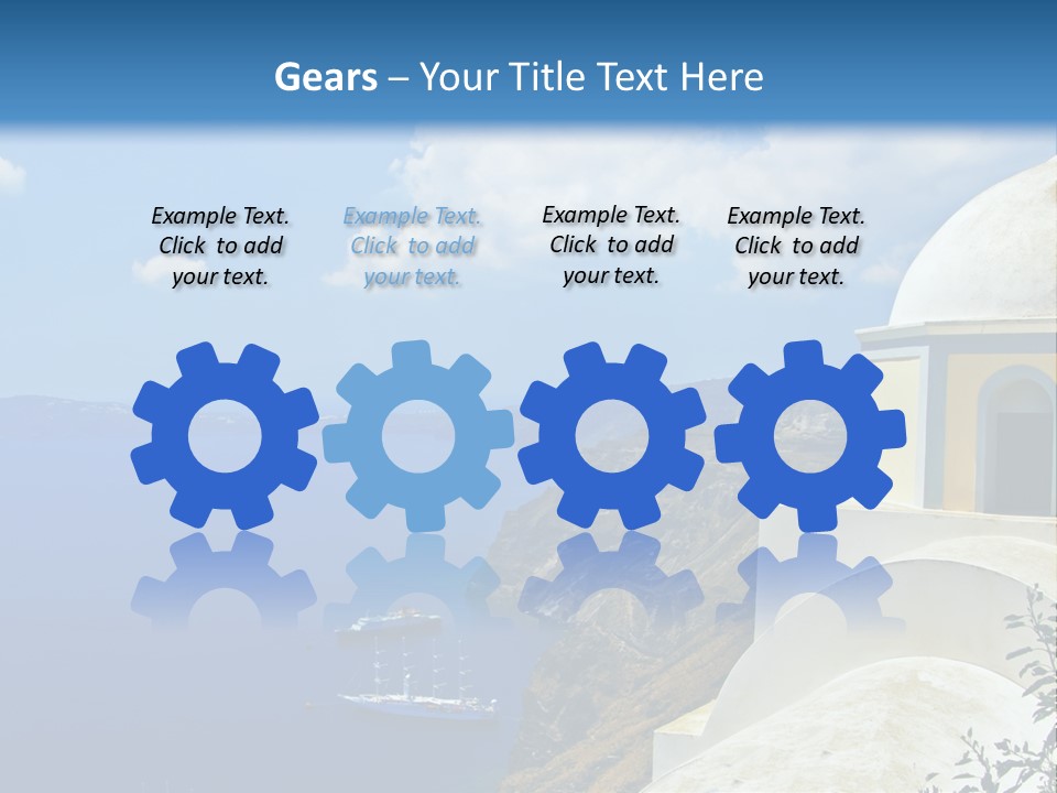 Hill Town Vacation PowerPoint Template