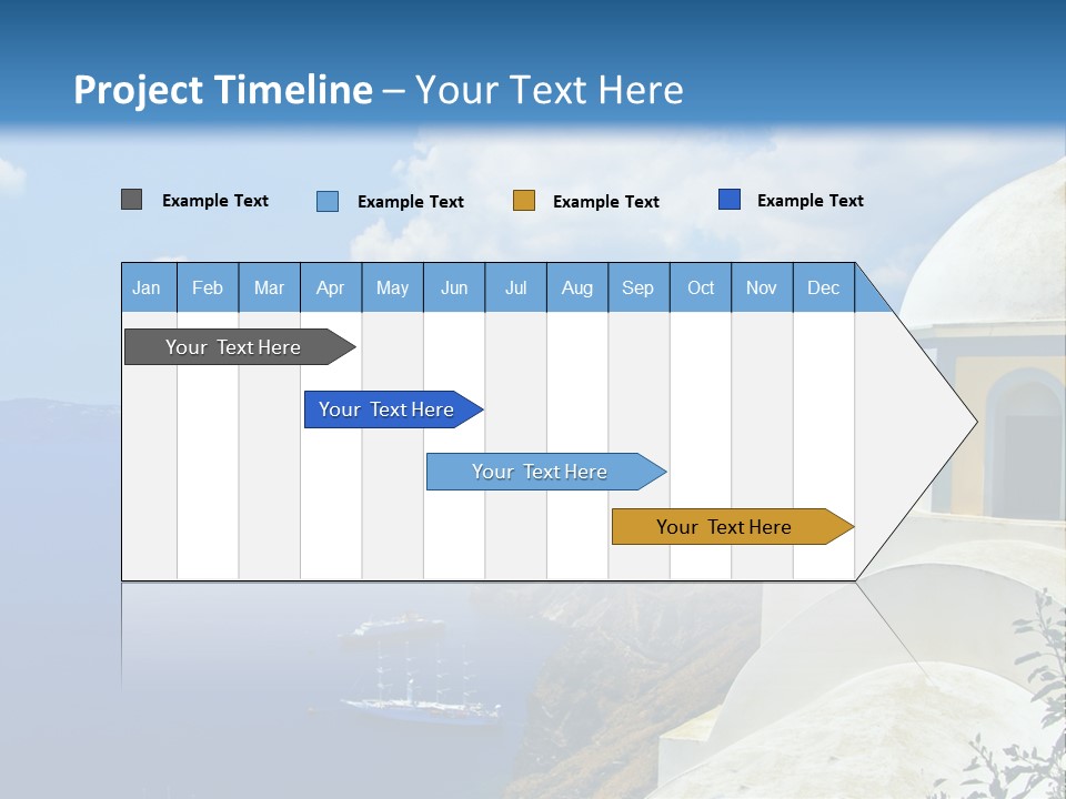 Hill Town Vacation PowerPoint Template