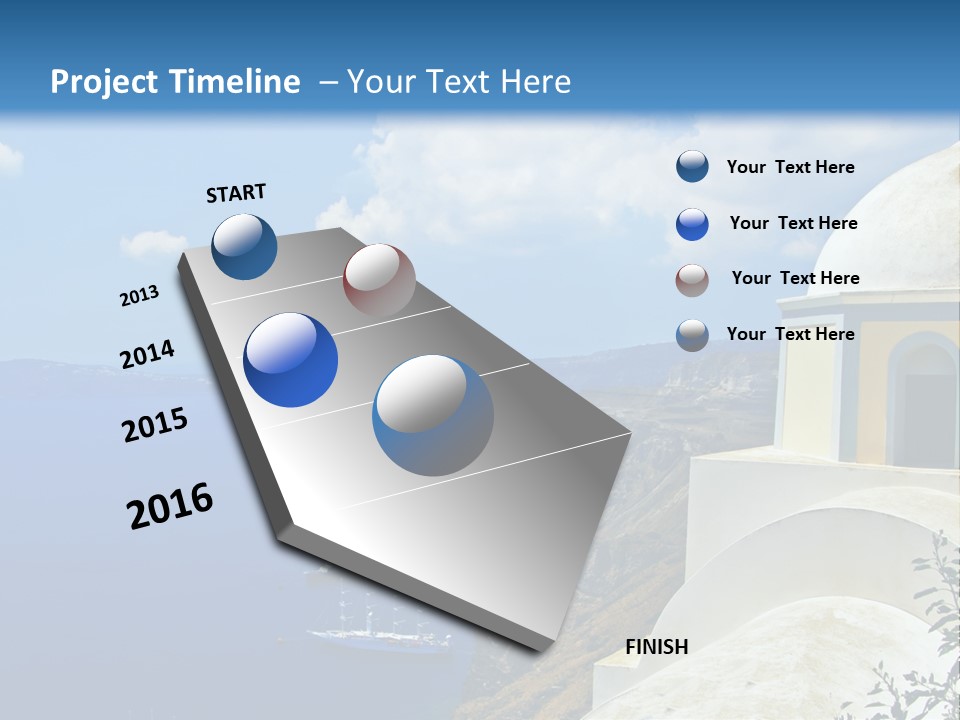 Hill Town Vacation PowerPoint Template