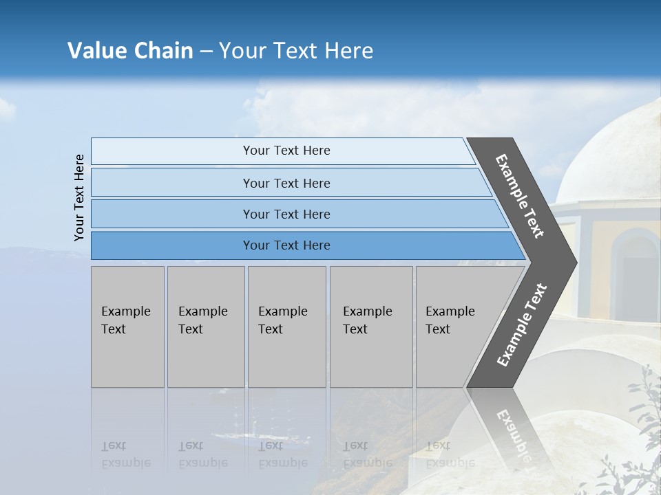 Hill Town Vacation PowerPoint Template