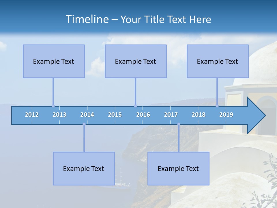 Hill Town Vacation PowerPoint Template