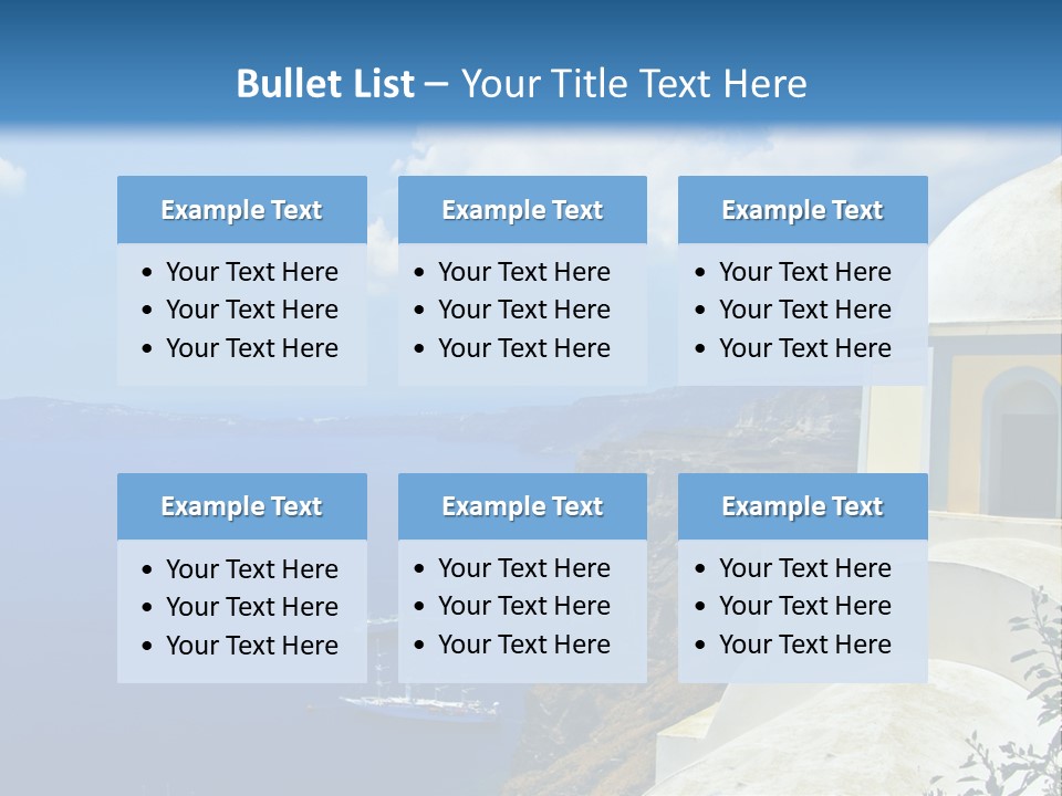 Hill Town Vacation PowerPoint Template