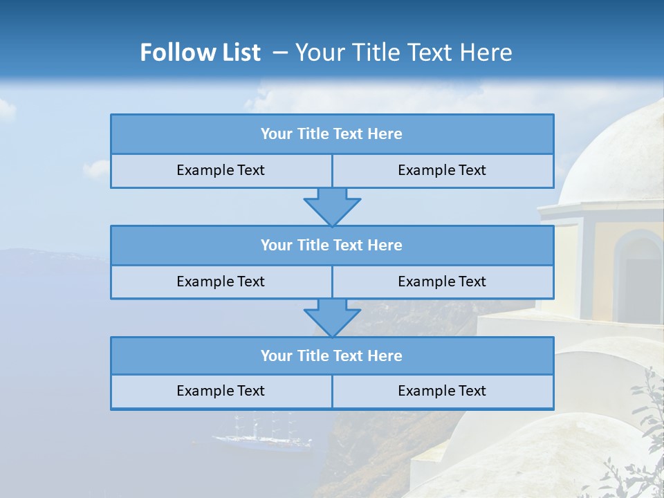 Hill Town Vacation PowerPoint Template