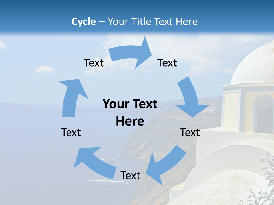 Hill Town Vacation PowerPoint Template