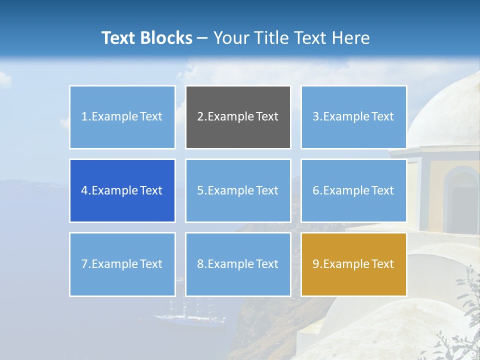 Hill Town Vacation PowerPoint Template