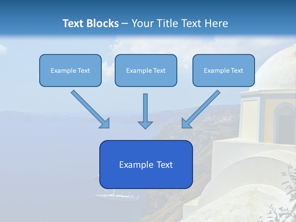 Hill Town Vacation PowerPoint Template