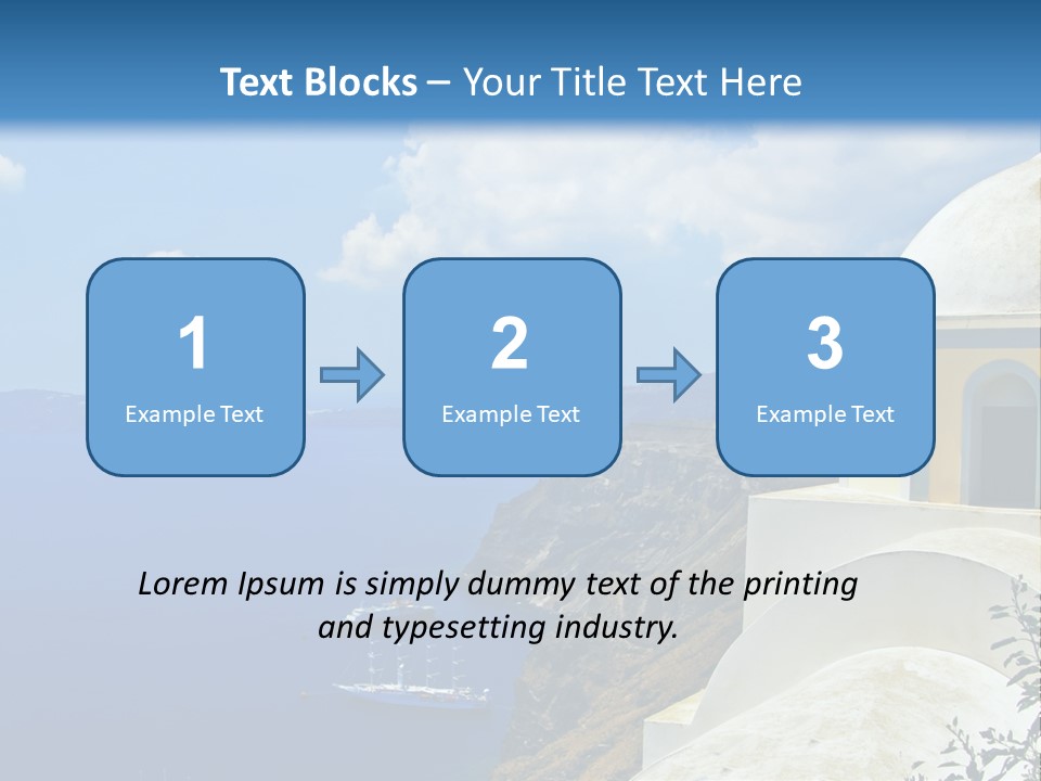 Hill Town Vacation PowerPoint Template