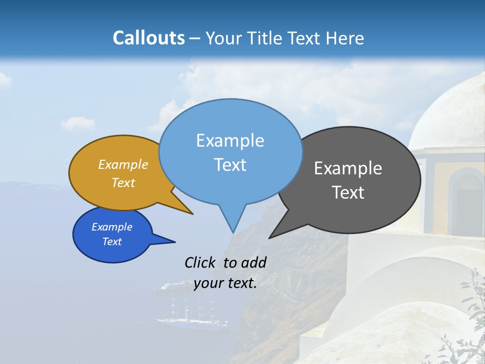 Hill Town Vacation PowerPoint Template