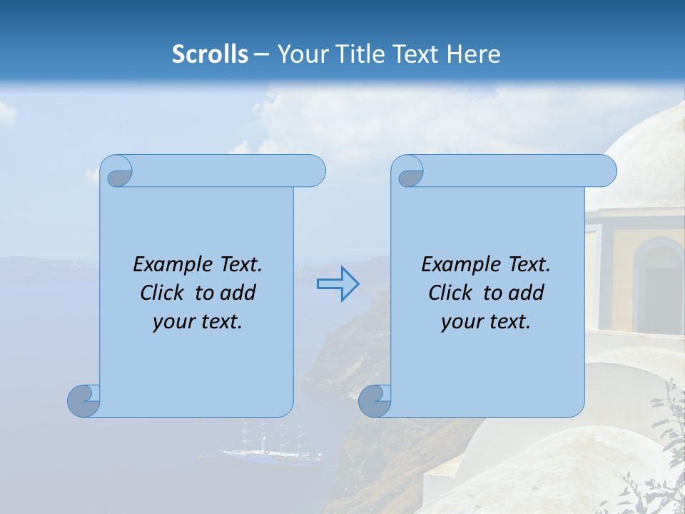 Hill Town Vacation PowerPoint Template