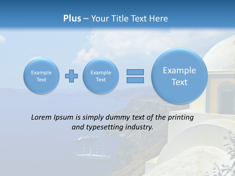 Hill Town Vacation PowerPoint Template