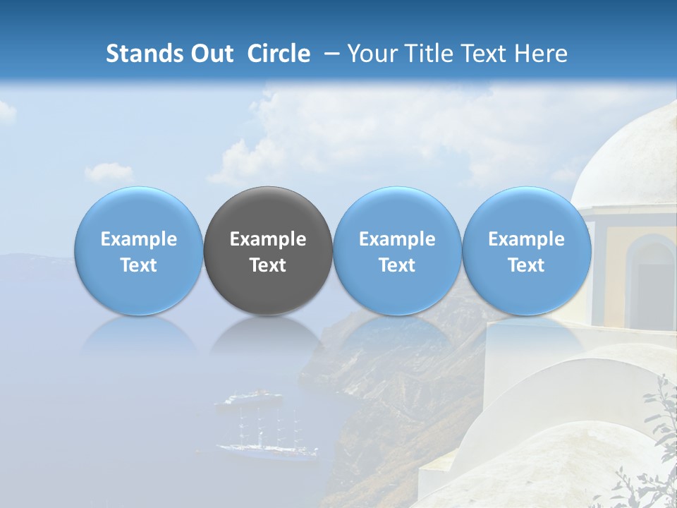 Hill Town Vacation PowerPoint Template