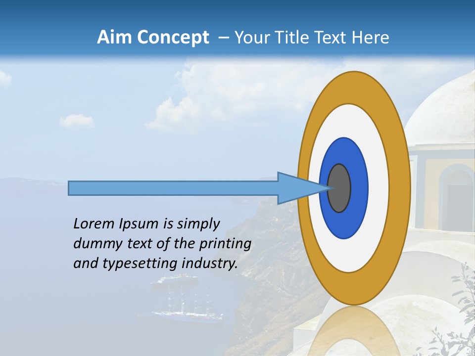 Hill Town Vacation PowerPoint Template