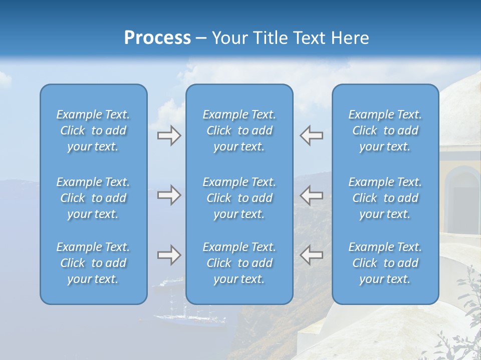 Hill Town Vacation PowerPoint Template