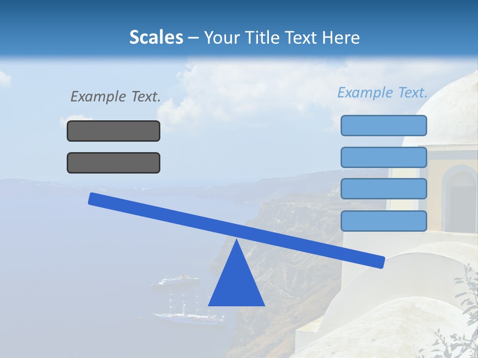 Hill Town Vacation PowerPoint Template