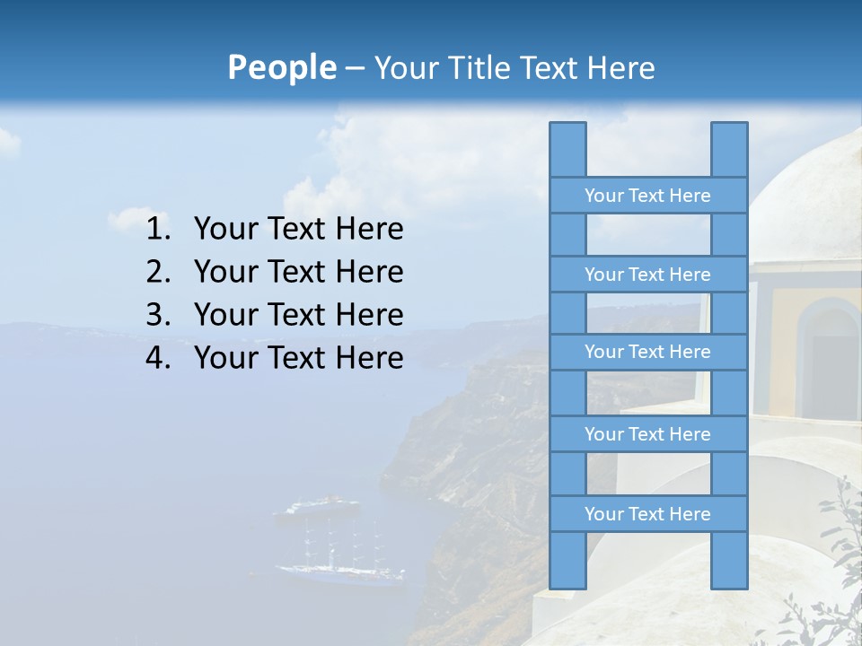 Hill Town Vacation PowerPoint Template
