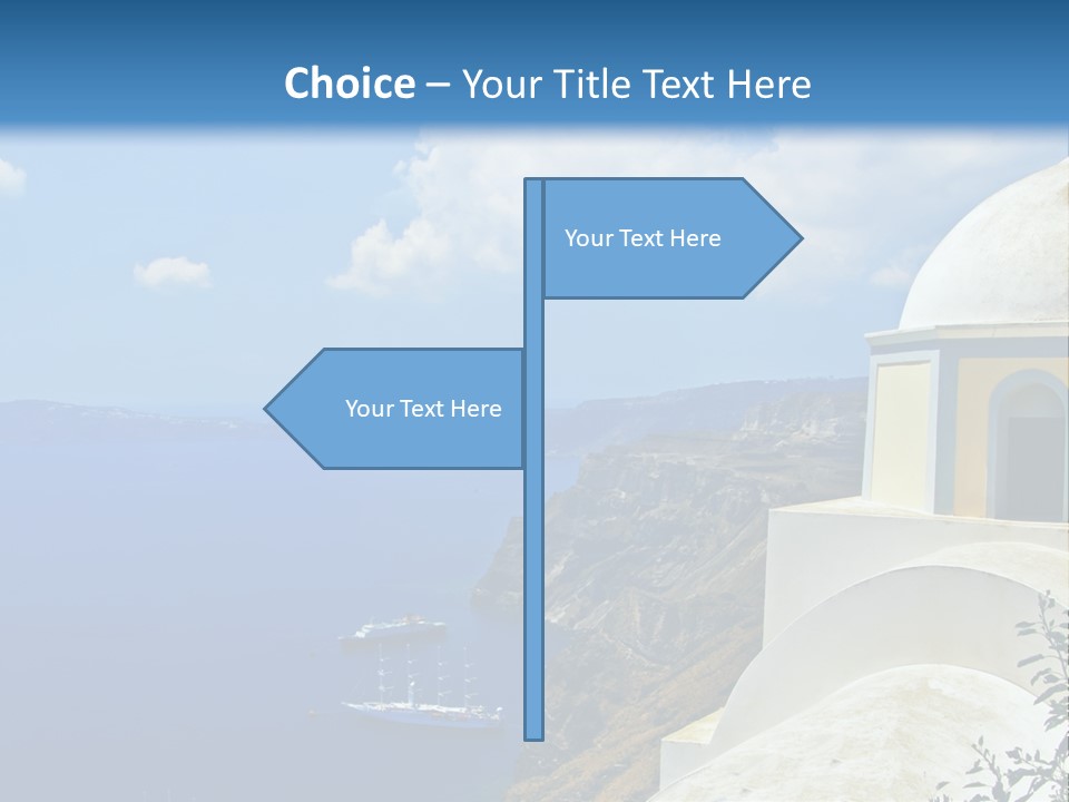Hill Town Vacation PowerPoint Template