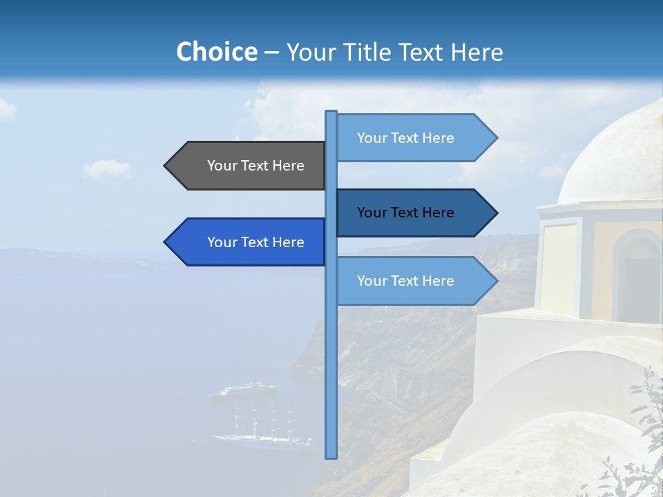 Hill Town Vacation PowerPoint Template