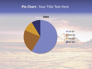 Dry Africa Orange PowerPoint Template