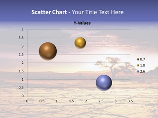 Dry Africa Orange PowerPoint Template