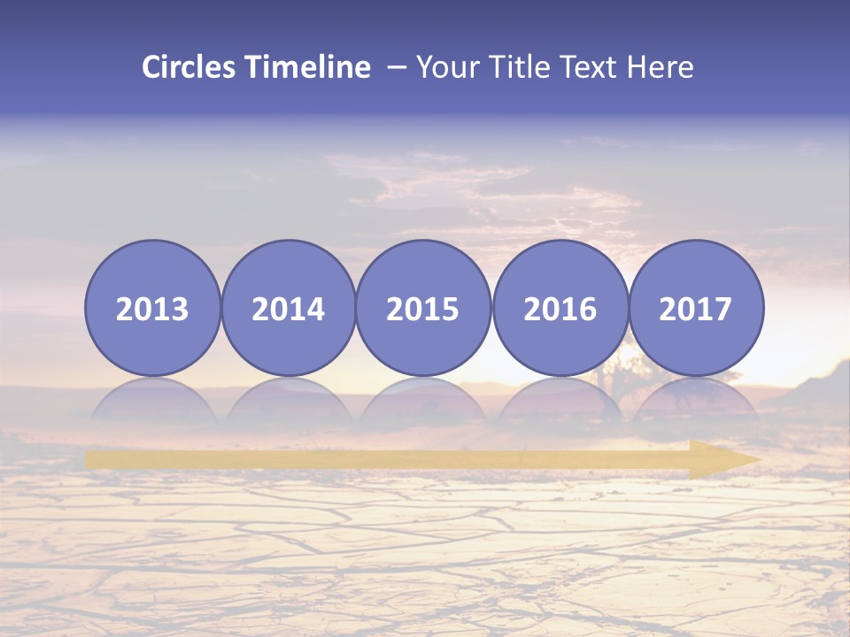 Dry Africa Orange PowerPoint Template